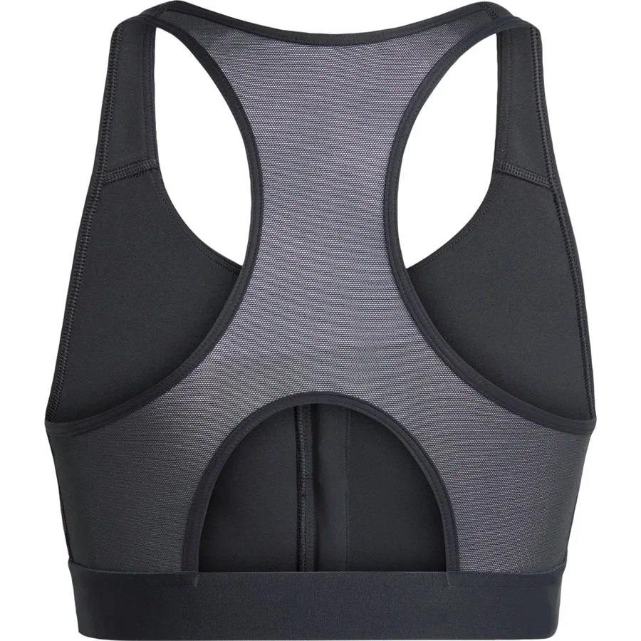 Спортивный бюстгальтер с молнией PrimeLiftreact Training Medium Support Zip adidas, Черный — фото 4