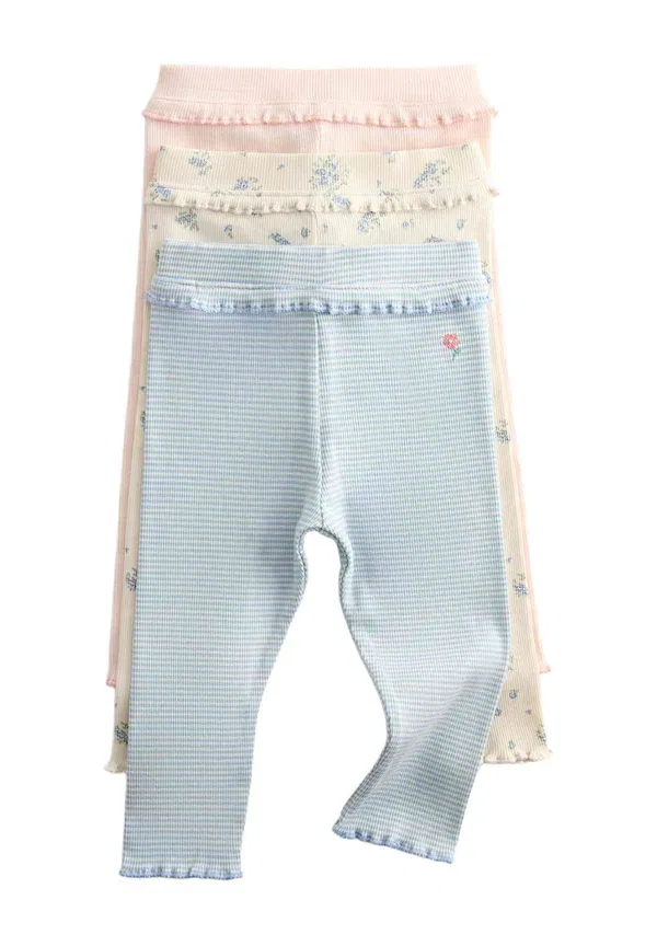 Комплект из 3 леггинсов с цветочным принтом 3 pack - leggings - trousers Marks & Spencer, multi, мультиколор