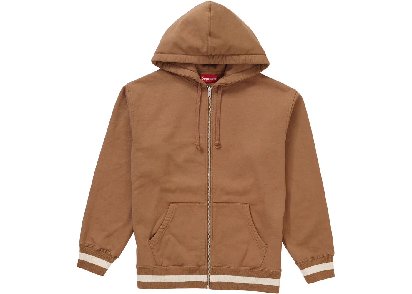 Мужской свитшот на молнии Old English Stripe Supreme, Brown