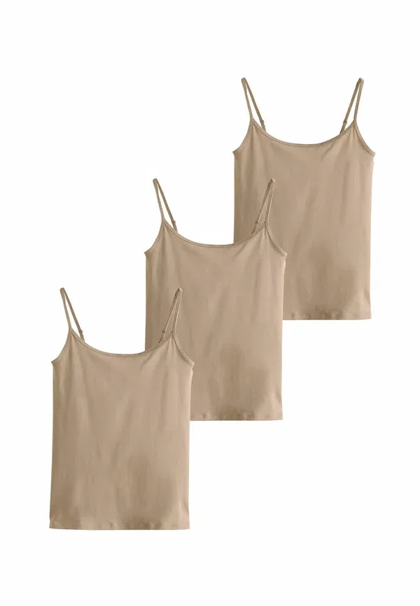 Комплект из 3 маек, хлопок с эластаном, Undershirt Next, Neutral, нейтральный