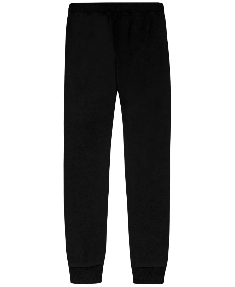 Спортивные брюки с эластичным поясом и боковыми карманами Calvin Klein, Black — фото 4