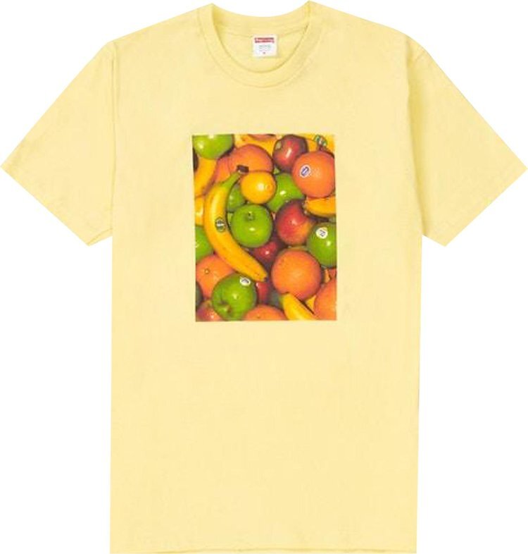 

Футболка Supreme Fruit Tee 'Pale Yellow', желтый