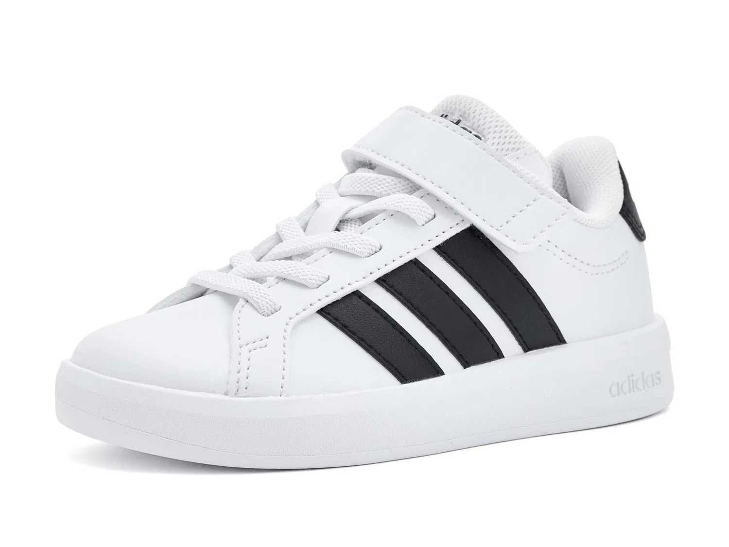 Детские кроссовки Grand Court 3.0 Adidas Kids, White/Black/White — фото 2