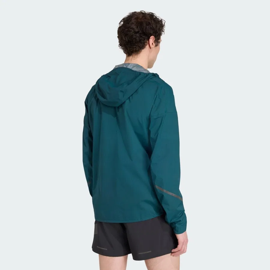 Куртка ветрозащитная с длинным рукавом Terrex Xperior 2.5 Layer Light Climaproof Jacket adidas, Оранжевый — фото 2