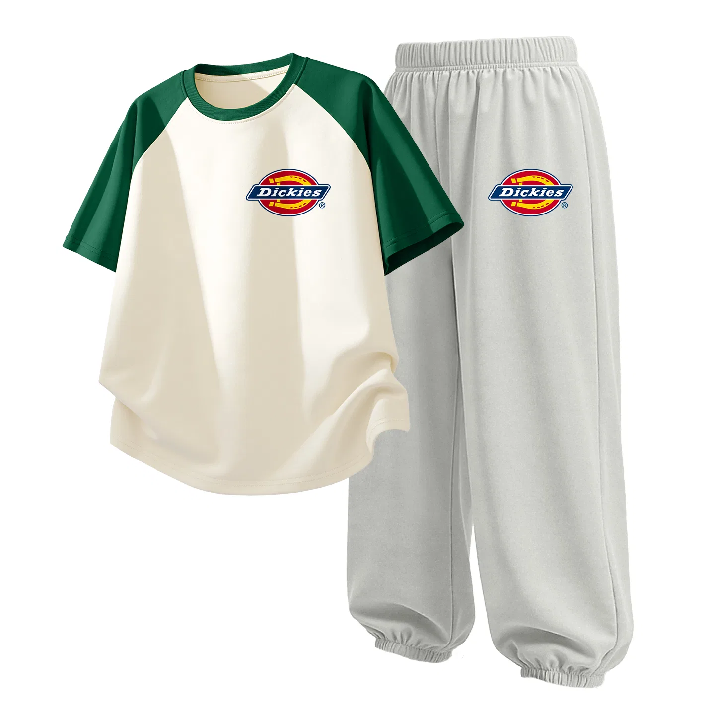 Детский спортивный комплект Dickies, Standard K Green White/Glacier Gray