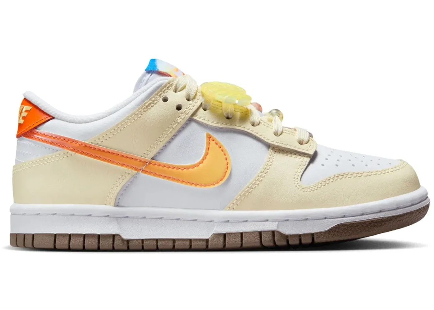 Детские кроссовки Lifestyle Nike Dunk Low, White/Multi-Color/White/Glacier Blue