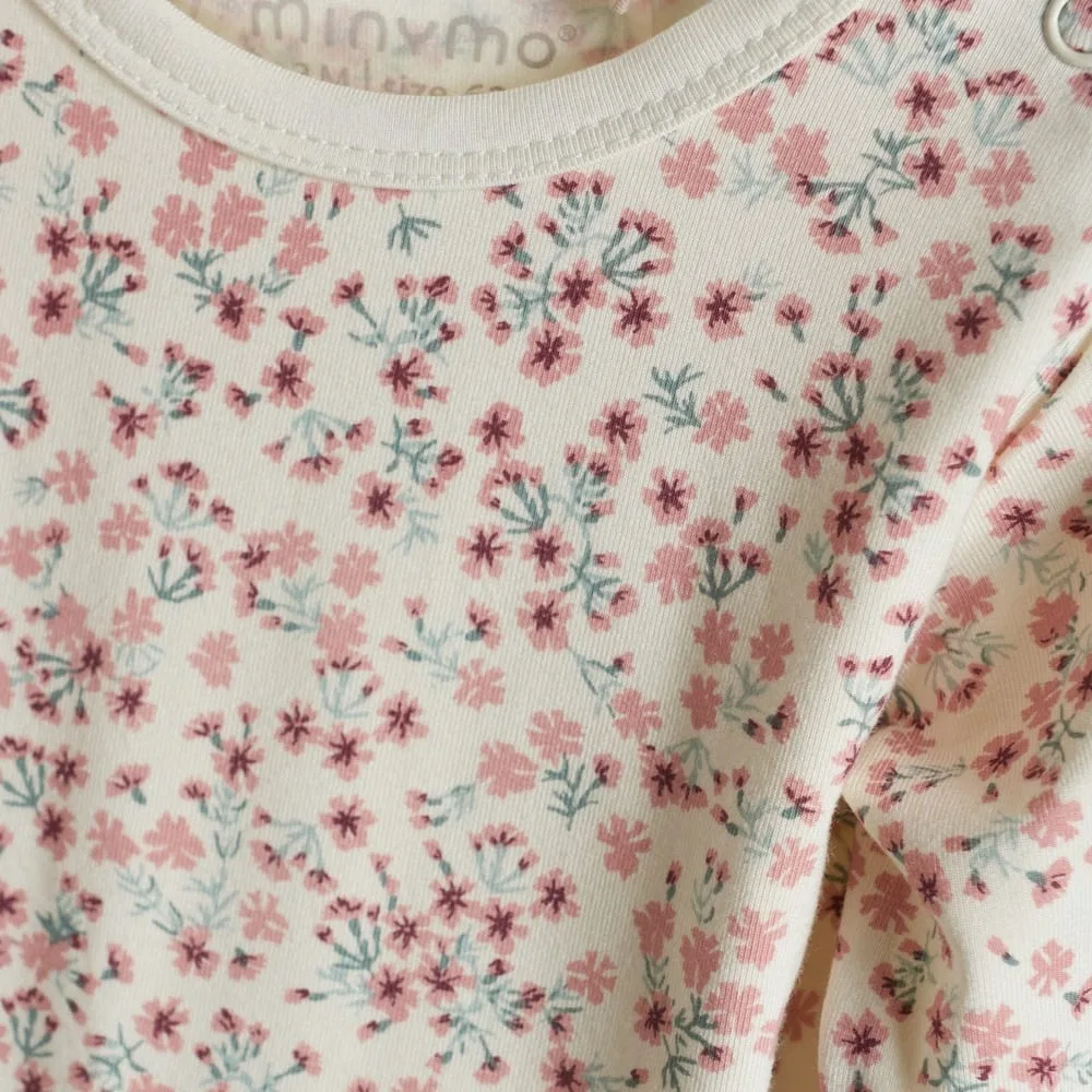 Боди с длинным рукавом Body LS Minymo, розовый — фото 3