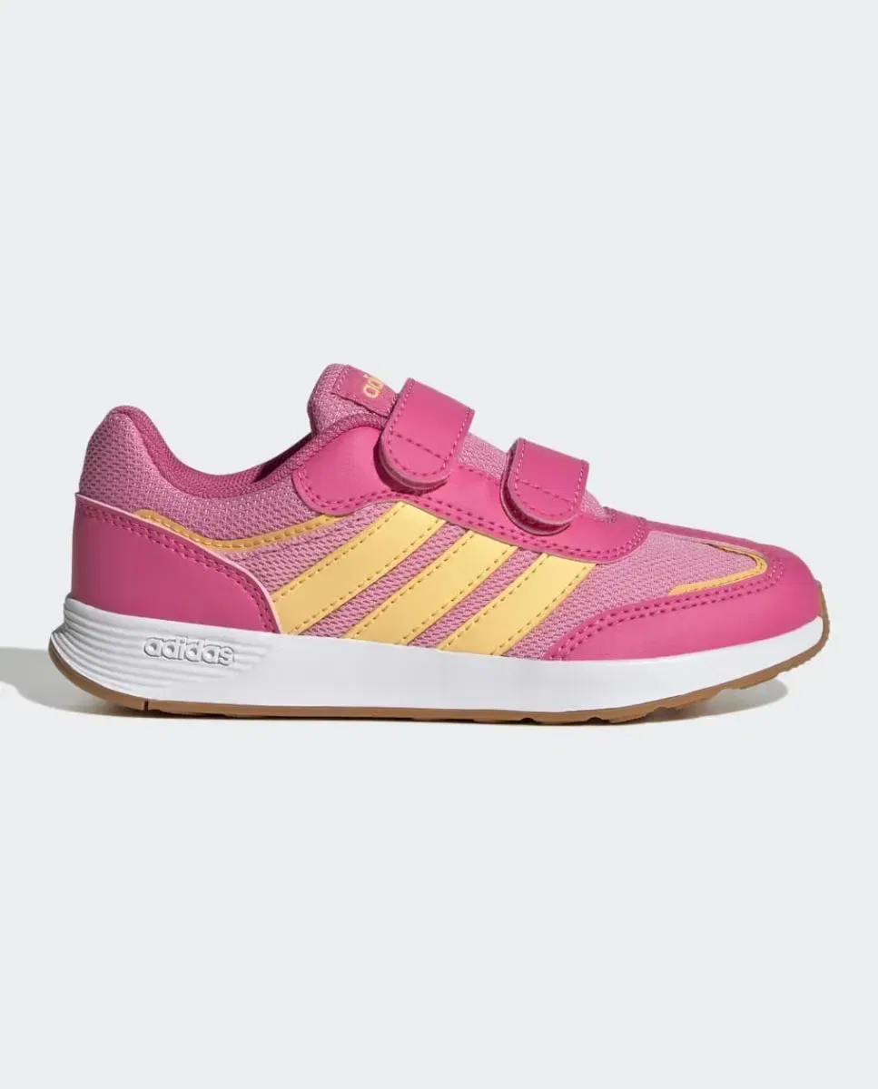 Детские кроссовки для девочек с липучками Tensaur Switch Cf C adidas, Rosas
