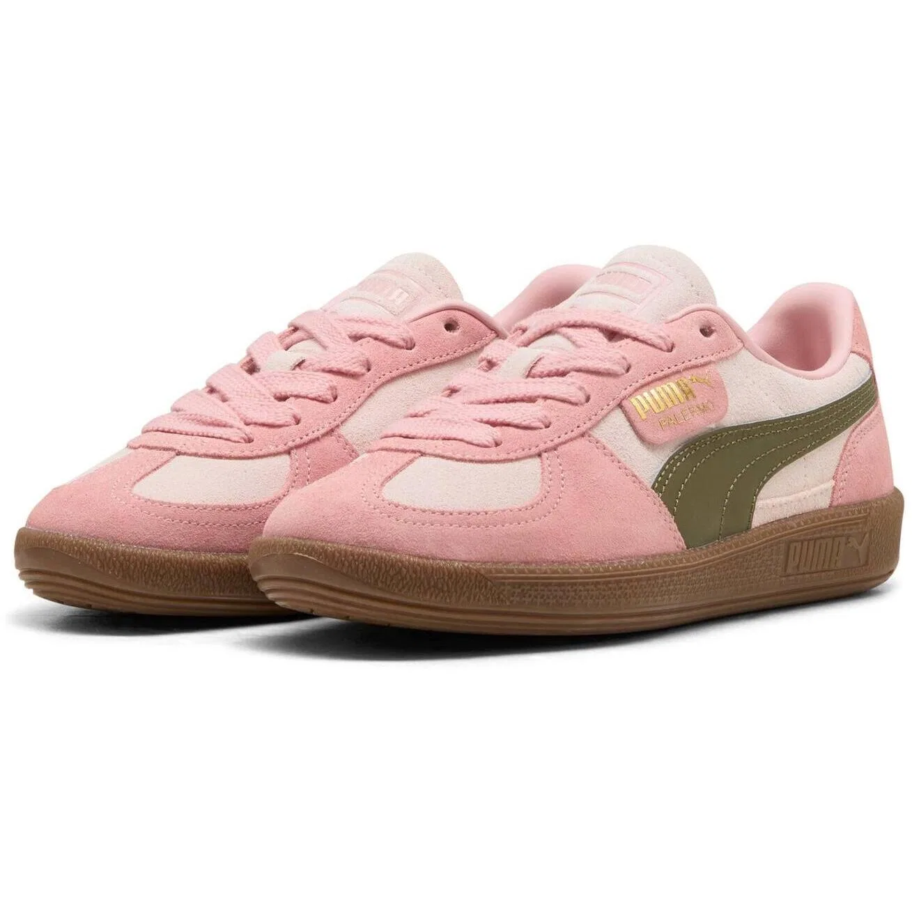 Детские кроссовки из замши Puma Palermo Jr, Rosa — фото 3