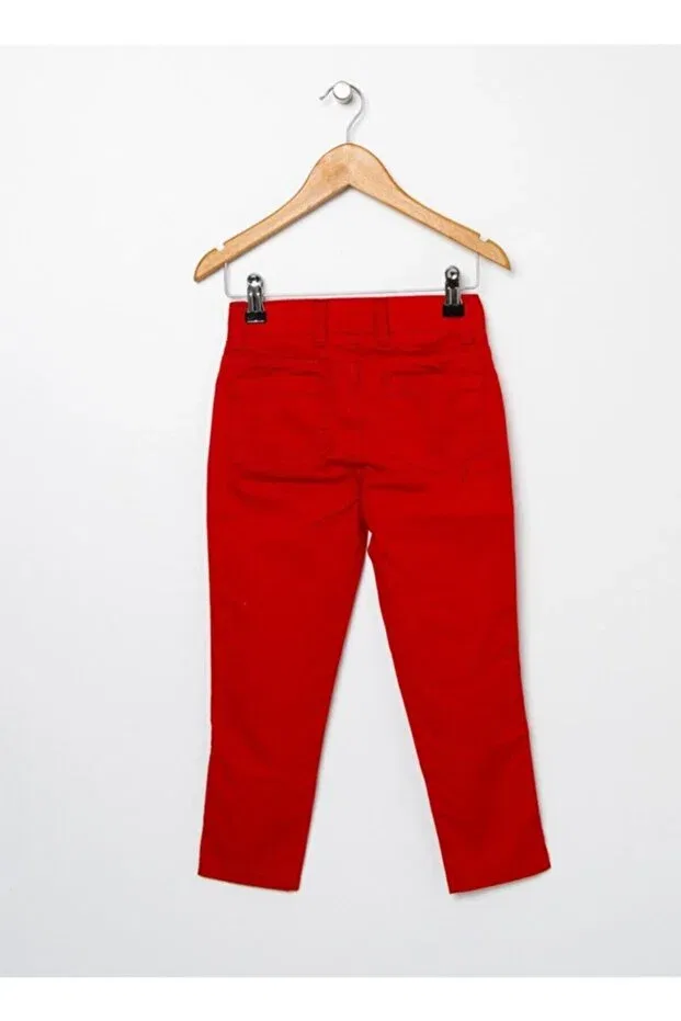 Детские брюки для девочек хлопковые Generic Brands, Red — фото 2