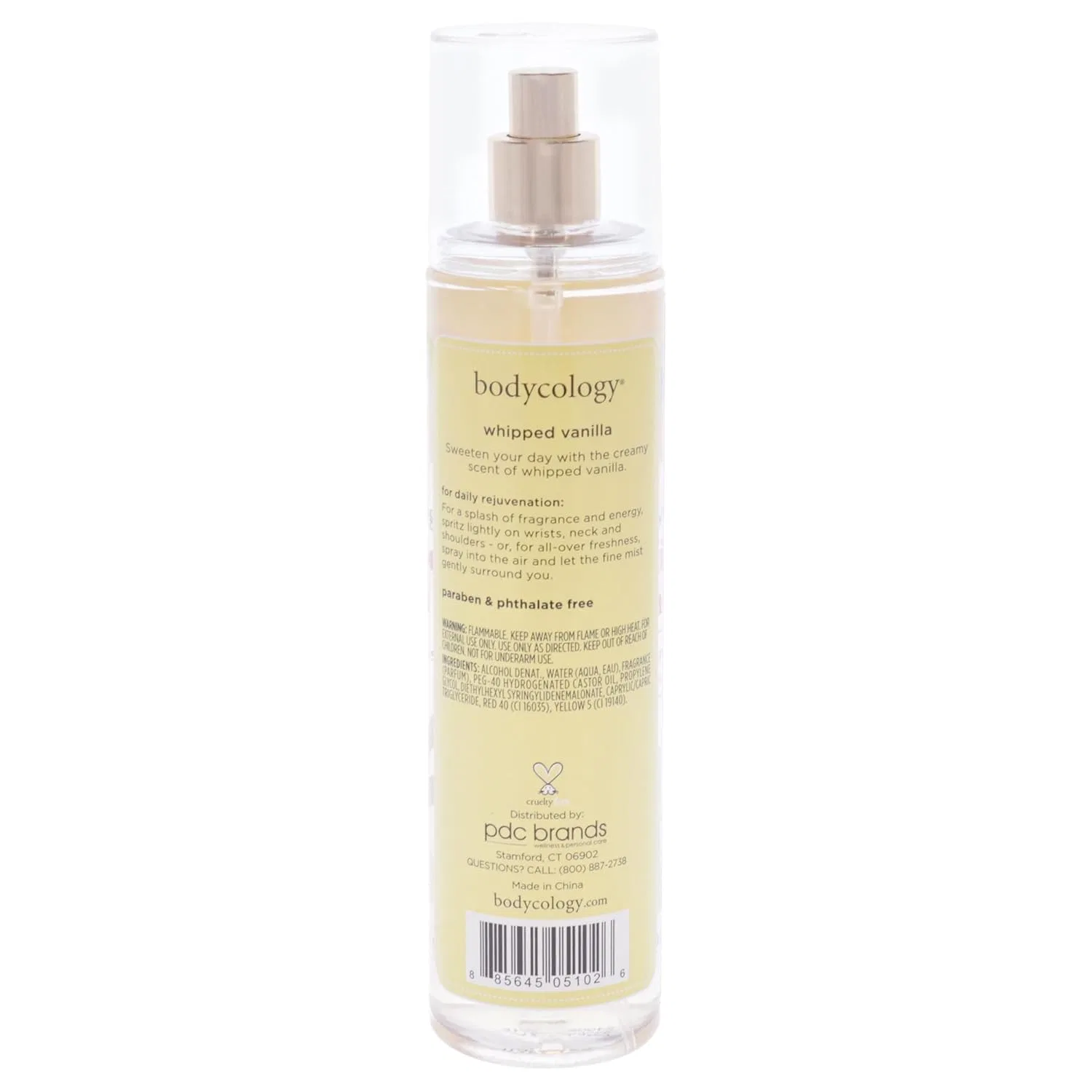 Мист для тела Whipped Vanilla Bodycology, 225 г, 236 мл — фото 2