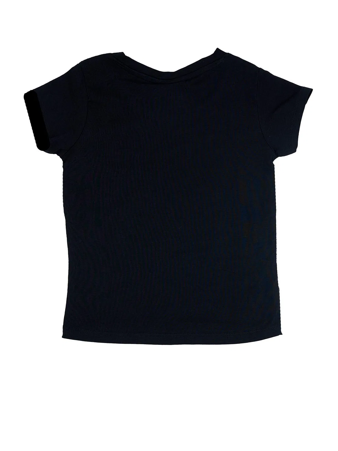 Детский хлопковый лонгслив с кружевом Pink Girl Leone 1947 Apparel, Schwarz — фото 2