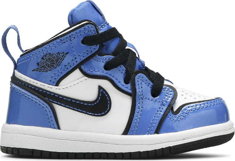 

Кроссовки Air Jordan 1 Mid SE TD Signal Blue, синий