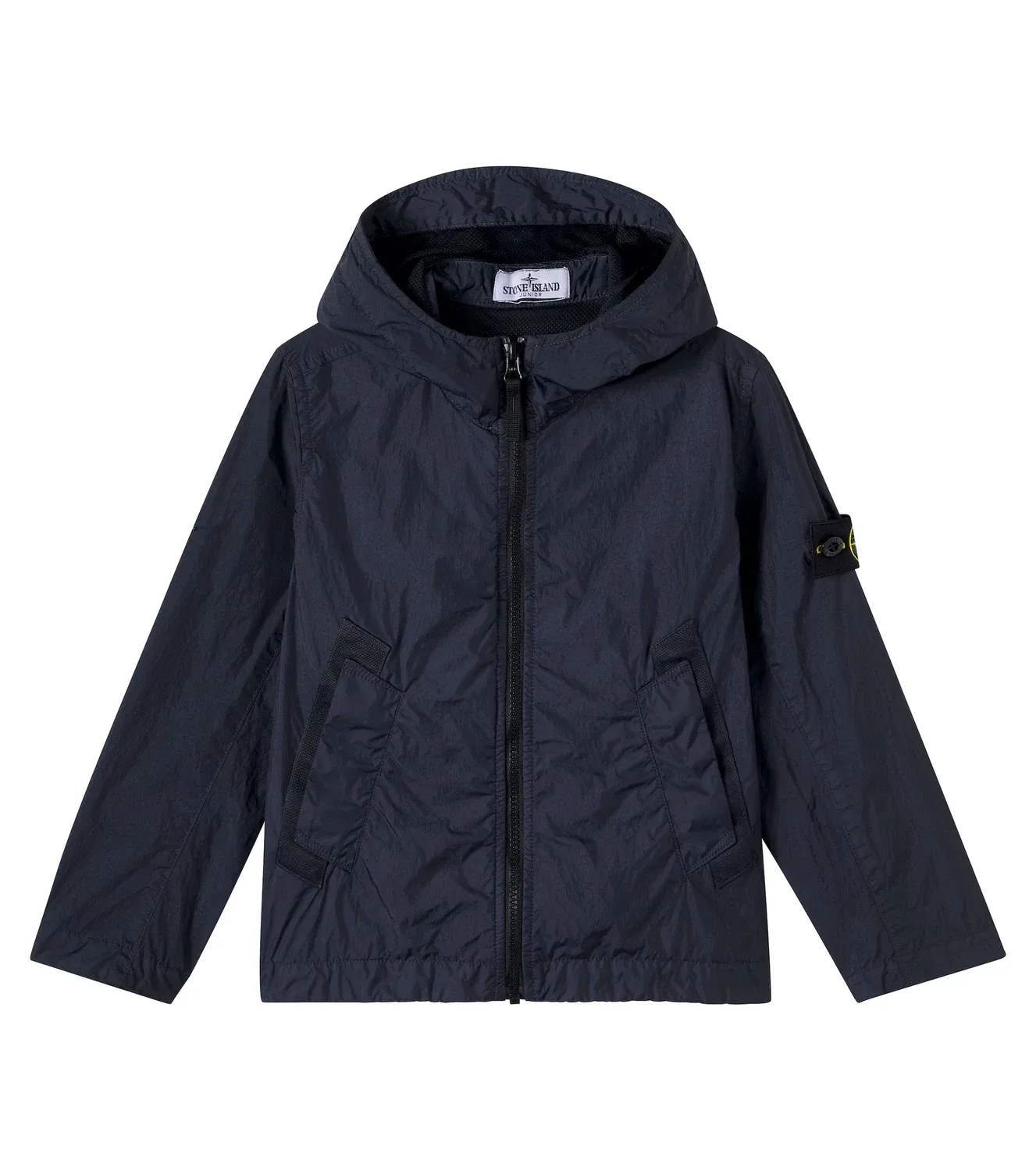 Легкая куртка с капюшоном Compass Stone Island Junior, синий
