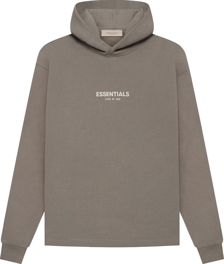 

Худи Fear of God Essentials Relaxed Hoodie 'Desert Taupe', серый