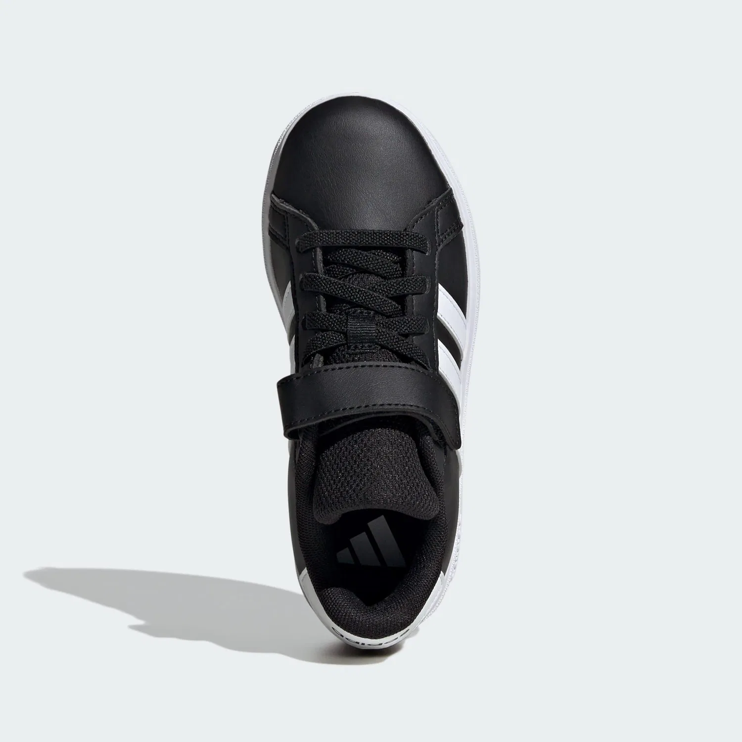 Детские кроссовки с ремешками Grand Court 2.0 Adidas, Schwarz Weiss — фото 2
