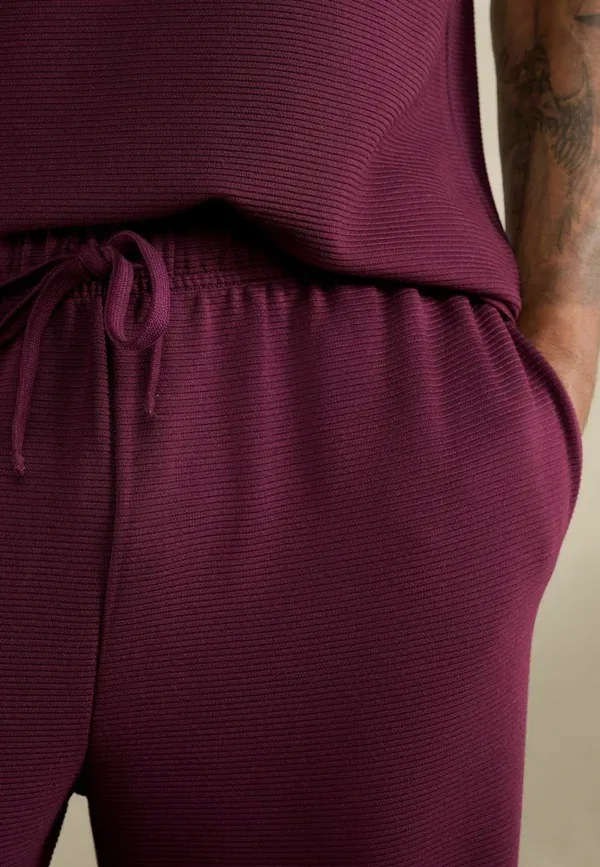 Комплект пижамный из модала и полиэстера Regular fit - short sleeve set Next Plum Purple, фиолетовый — фото 2