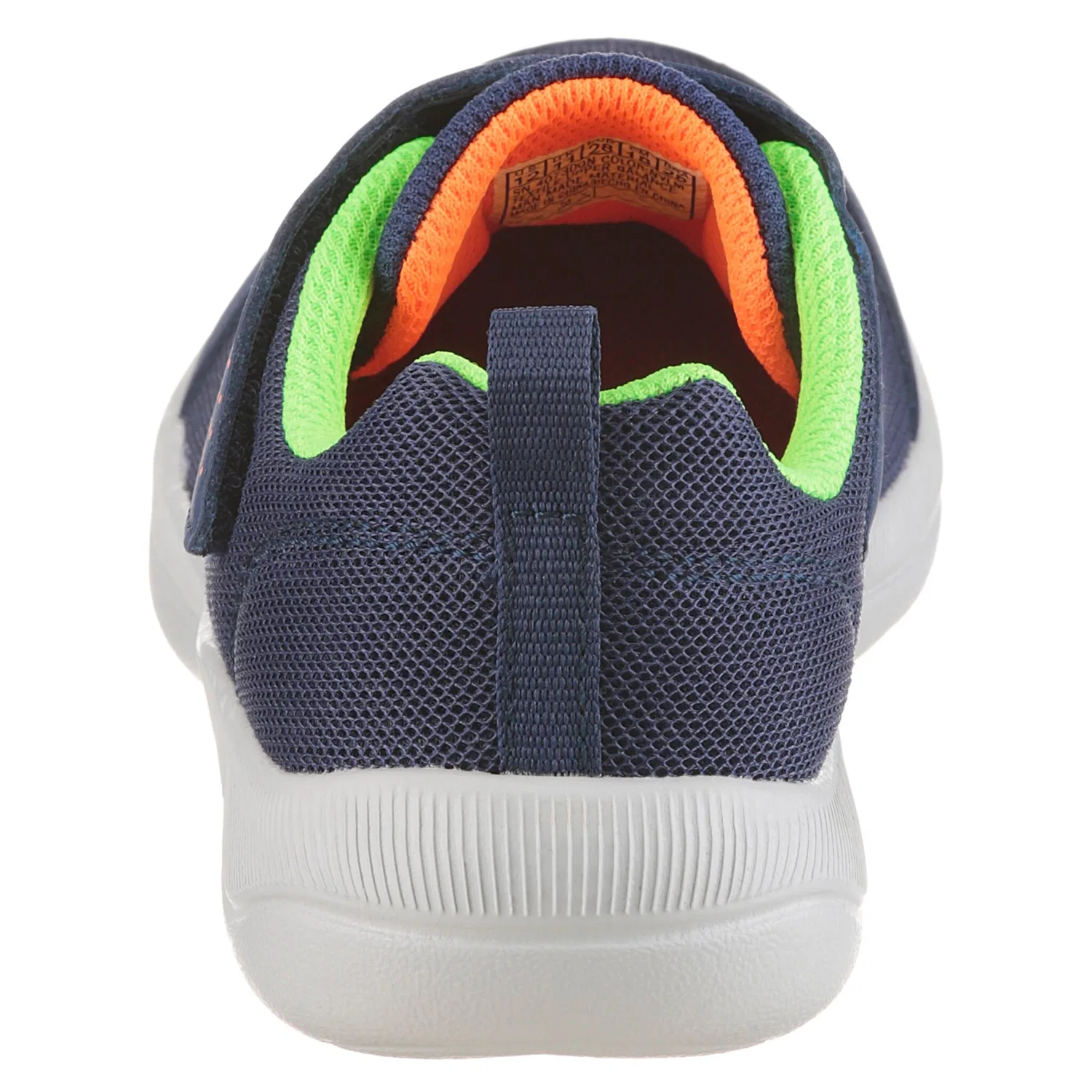 Детские кроссовки на шнуровке Skechers SKECH-STEPZ 2.0, Navy/Apple Green — фото 3