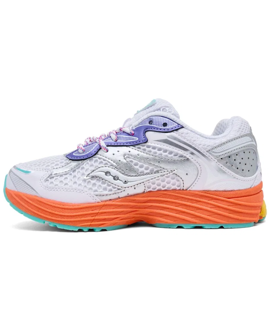 Кроссовки с дышащим верхом Saucony Omni 9, White Grey Royal — фото 3