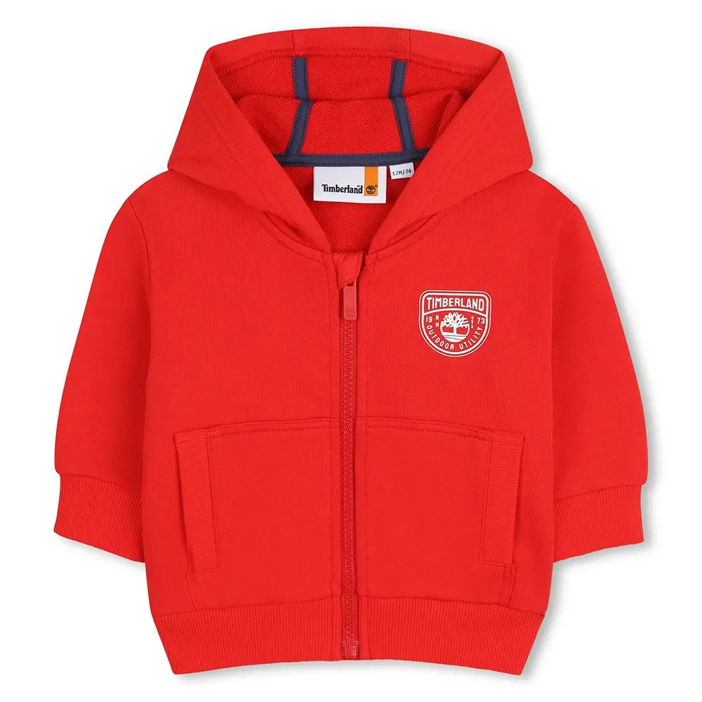 Худи на молнии Timberland T60867, красный