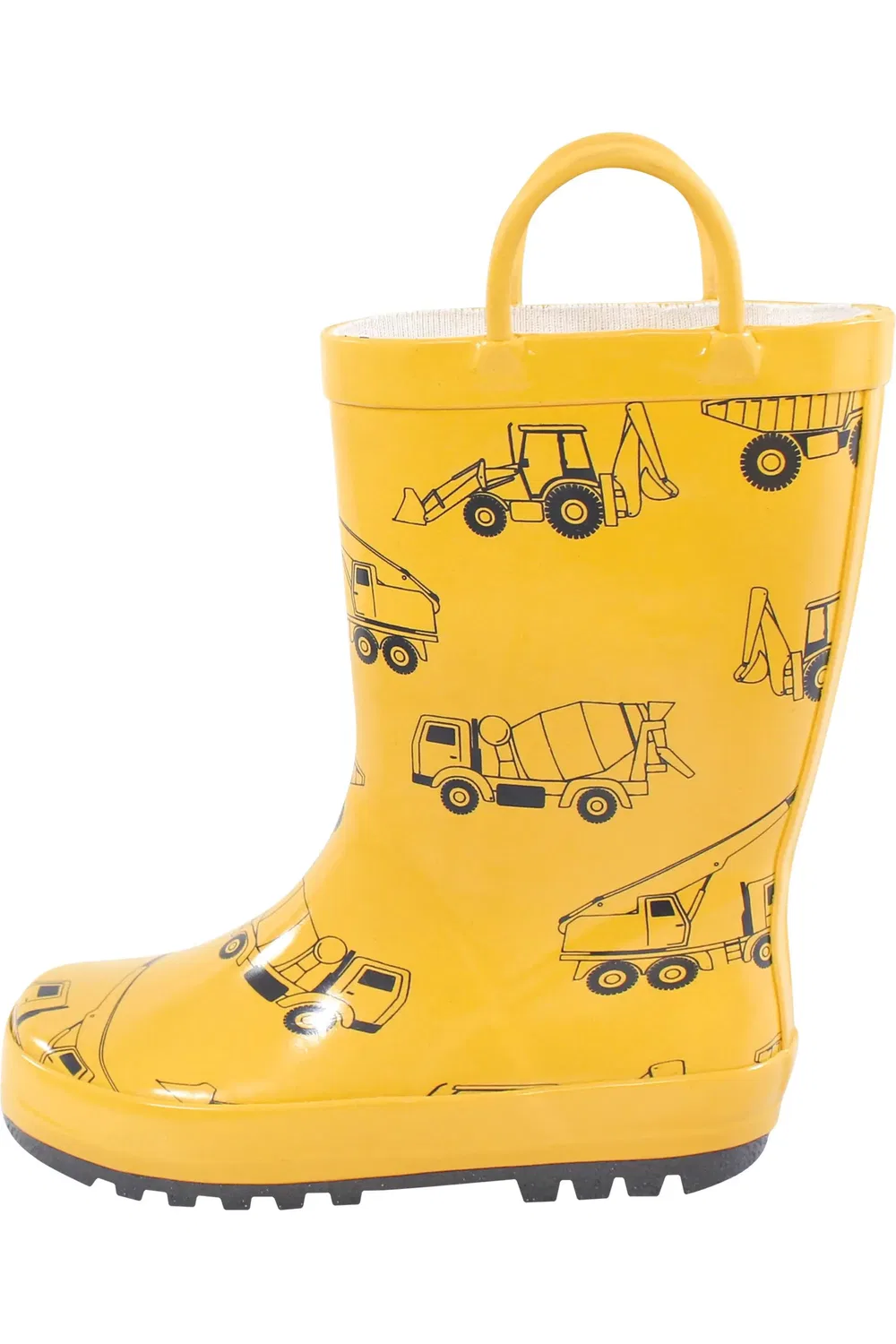 Детские резиновые сапоги водонепроницаемые Hudson Baby, Yellow Construction
