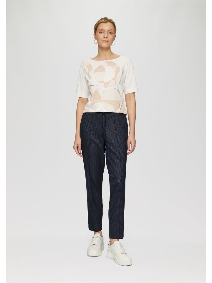 

Тканевые брюки s.Oliver BLACK LABEL Hose 7/8, синий