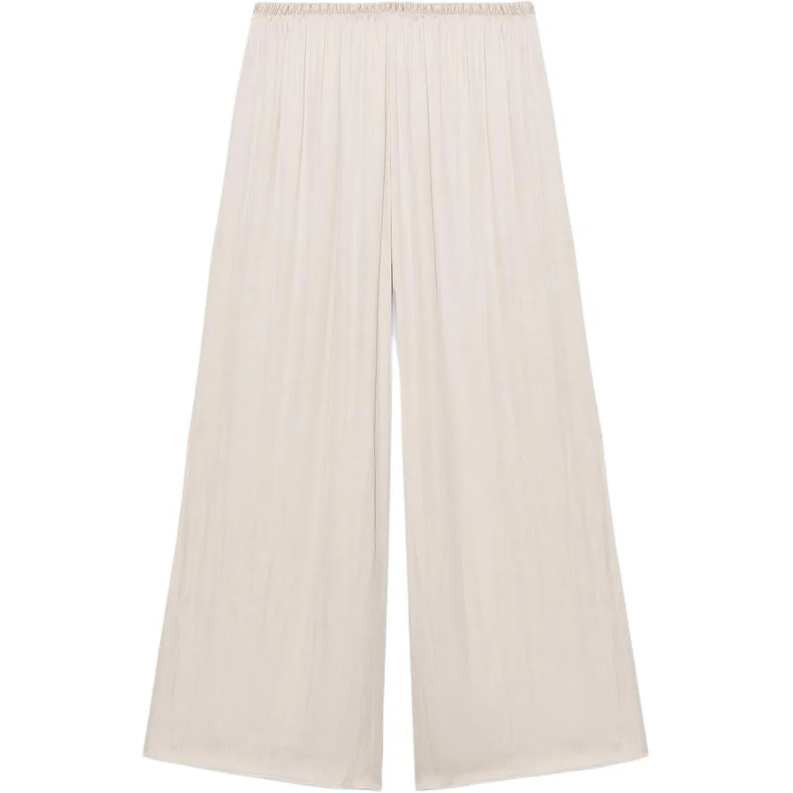 Женские брюки свободного кроя Beige ZARA, Бежевый — фото 3