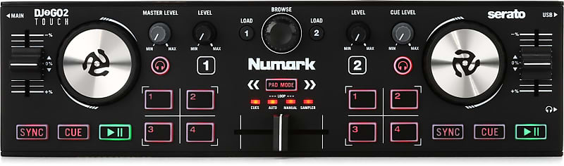 Numark DJ2GO2 Touch 2-канальный контроллер Serato DJ DJ2GO2TOUCH - фото