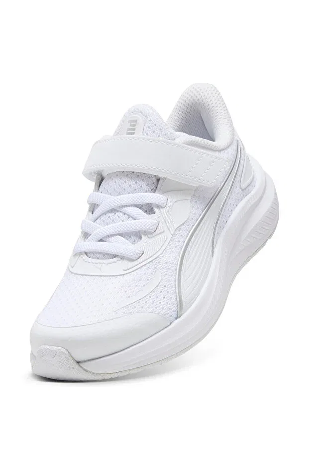 Детские кроссовки для девочек с липучками Skyrocket 2 ac+ ps Puma, White — фото 4