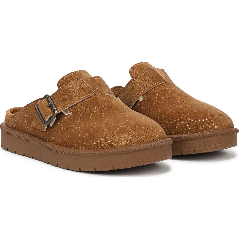 Детские замшевые мюли Blowfish Malibu, Tan Faux Leather