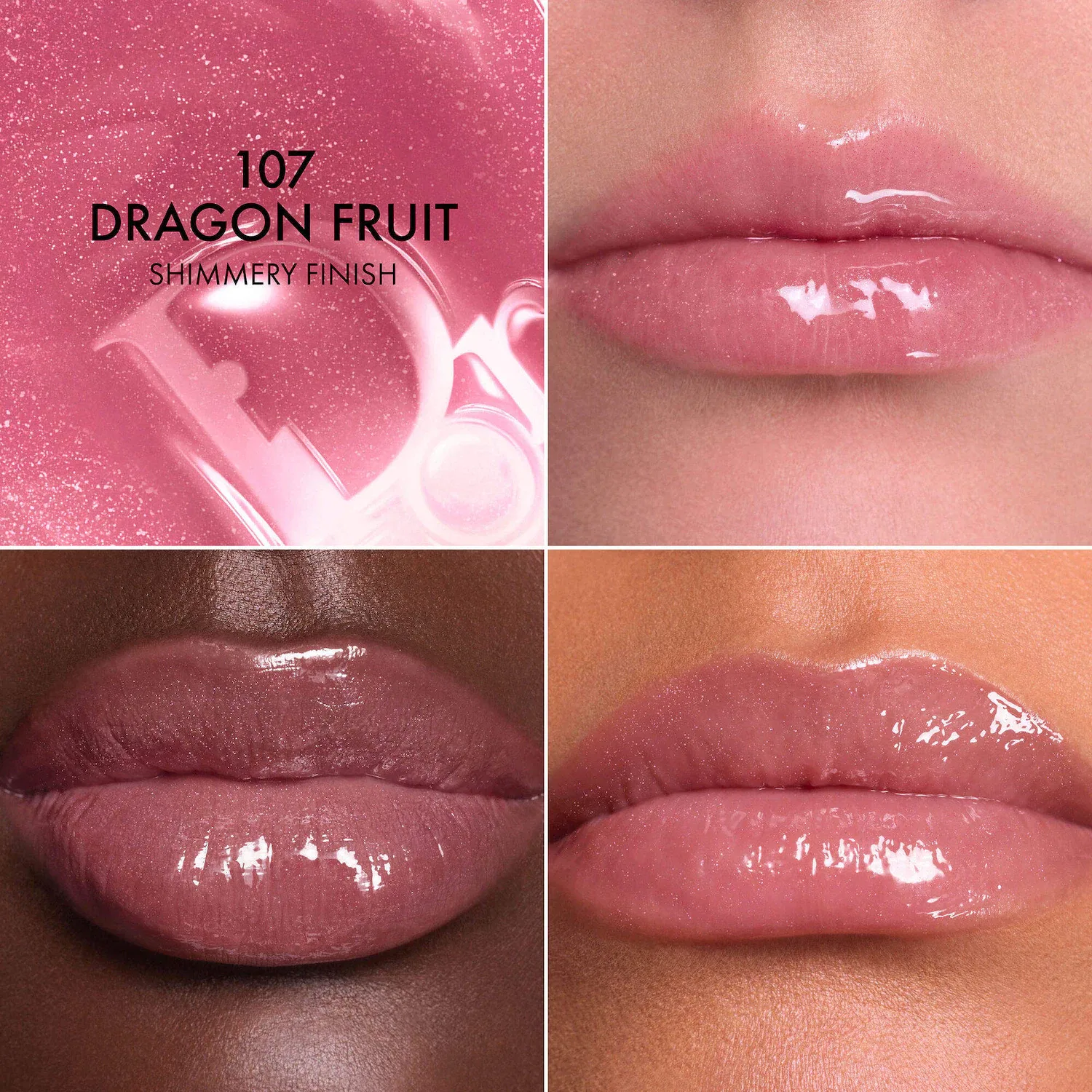 Гигиеническая помада-блеск 10 мл увлажняющая DIOR, Dragonfruit — фото 2