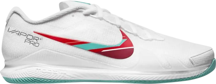 Кроссовки Nike Court Air Zoom Vapor Pro 'White Washed Teal', белый — фото 2