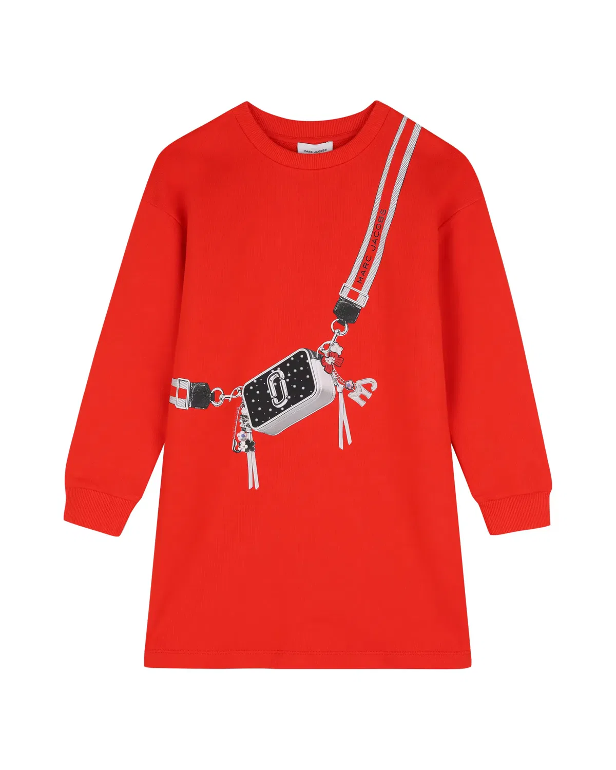 Детское платье для девочек с длинным рукавом Marc Jacobs, Rojo