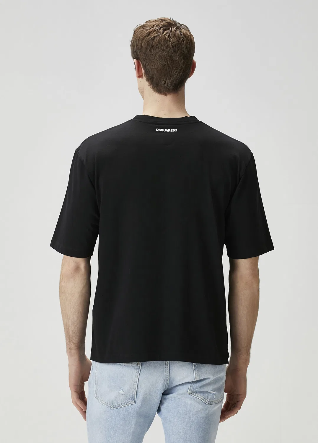 Футболка с принтом Iconique Dsquared2, black — фото 4