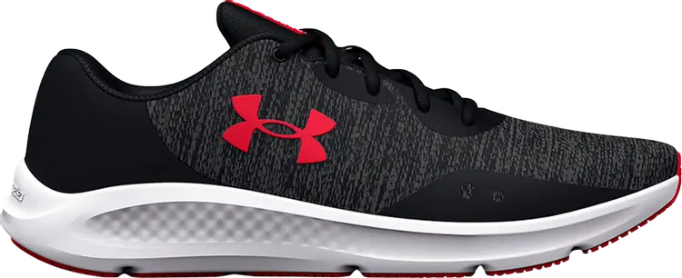 

Кроссовки Under Armour Charged Pursuit 3 Black Radio Red, черный
