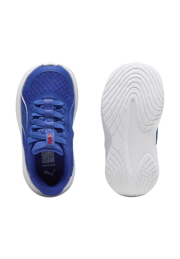 Кроссовки с синтетическим верхом Baby shoes Puma, Royal Saphire, Rouge Blanc, белый/красный — фото 3