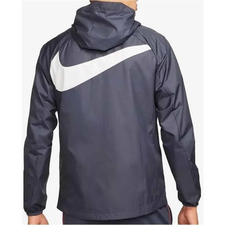 Дождевик с капюшоном Nike F.C. Dri-FIT AWF, Черно-белый — фото 2