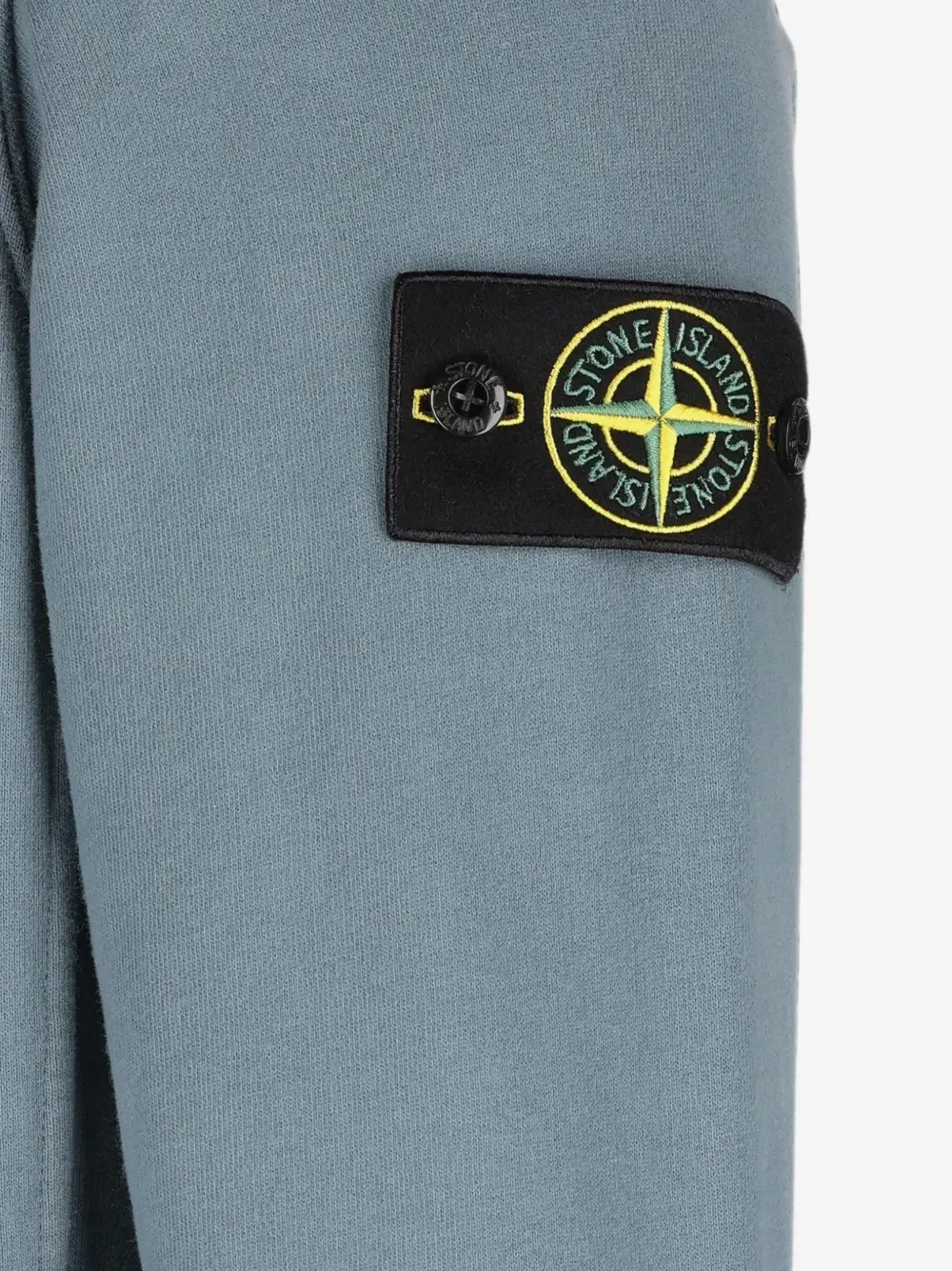 Толстовка из органического хлопка с начесом 6100067 Stone Island, синий — фото 4