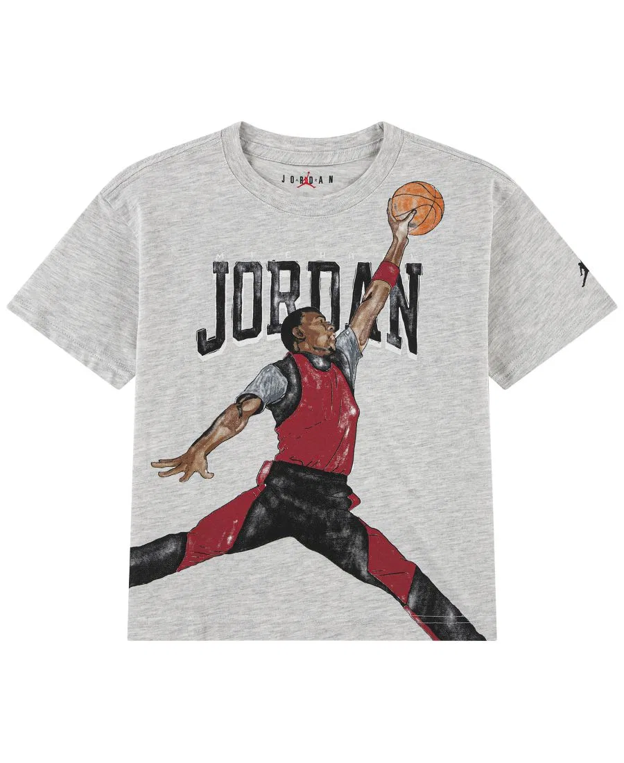 Футболка с коротким рукавом с принтом Michael Jordan Jordan, Gray Heather