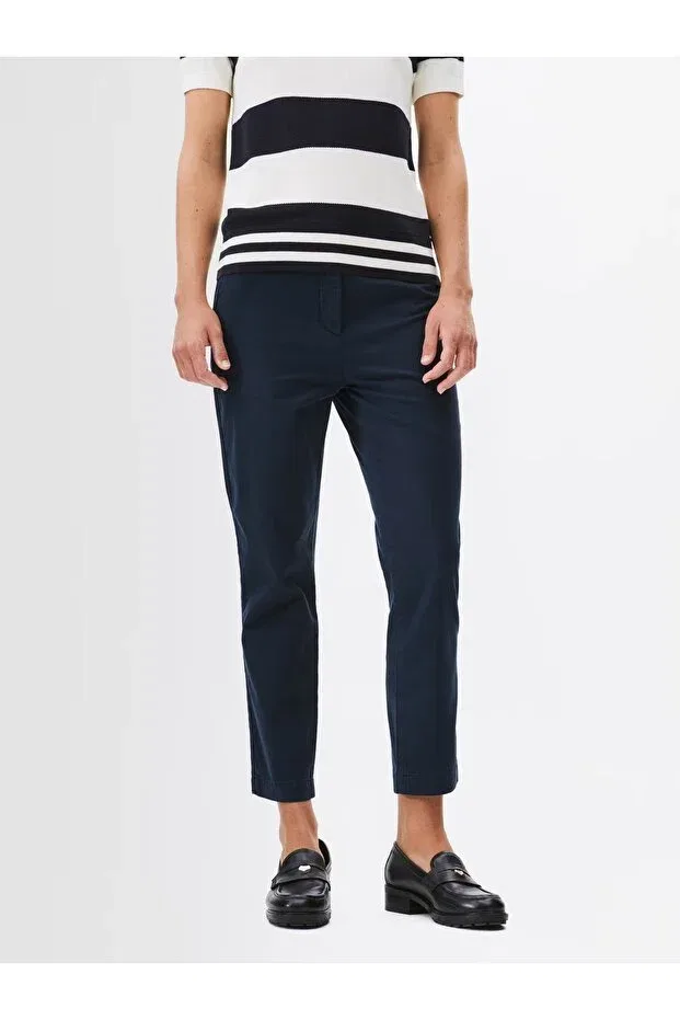 Женские брюки чинос из стрейч-ткани Tommy Hilfiger, Navy Blue