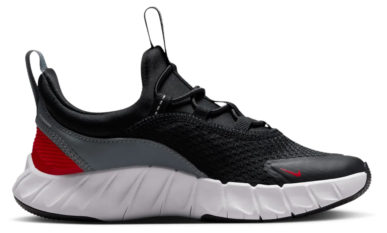 Детские кроссовки для мальчиков с гибкой подошвой Nike Free Ride, Nike, Black/Cool Grey/White