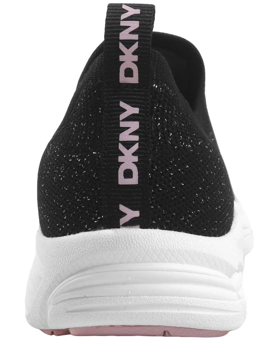 Кроссовки на шнуровке Nur Slip-On Athletic Sneakers DKNY, Black — фото 3