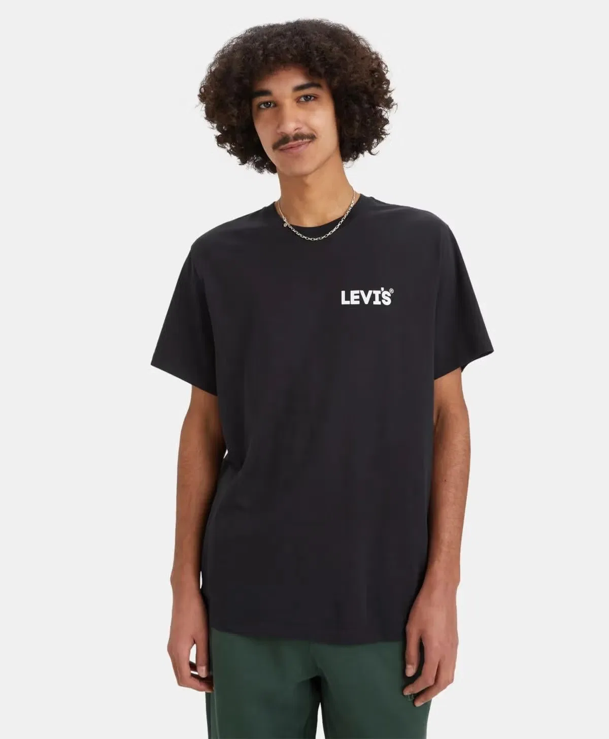 Футболка с длинным рукавом свободного кроя Levi'S, черный