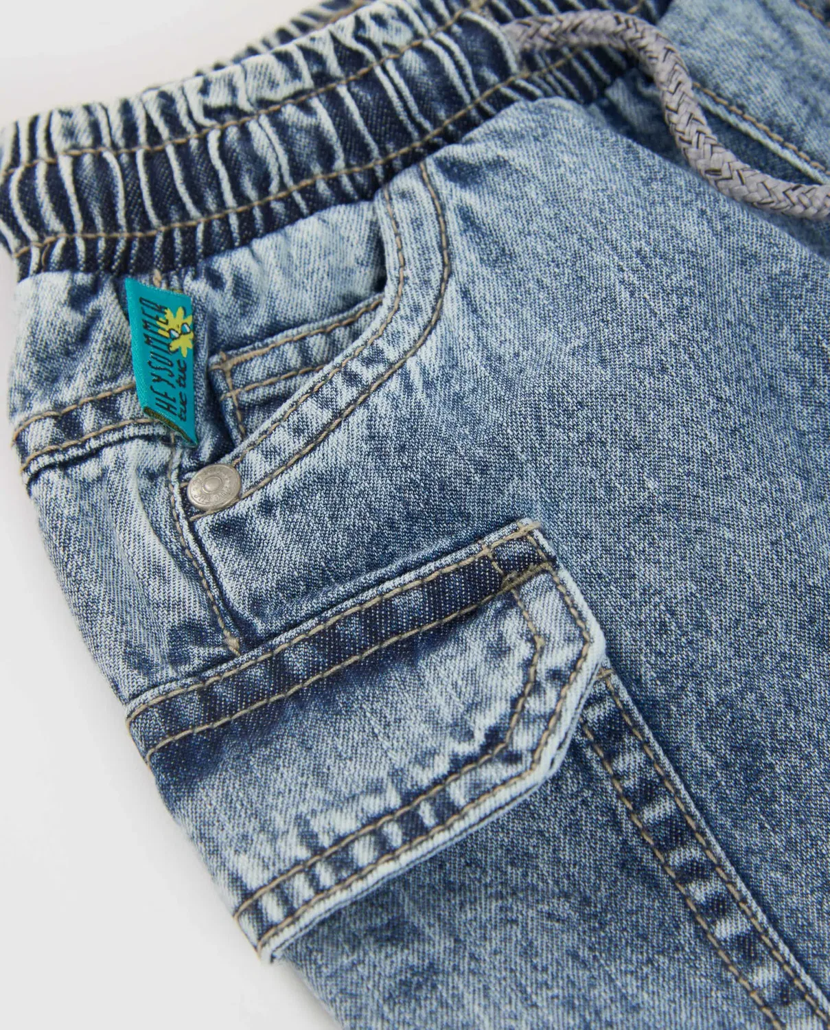 Детские шорты для мальчиков джинсовые Tuc tuc, Azul Denim — фото 4