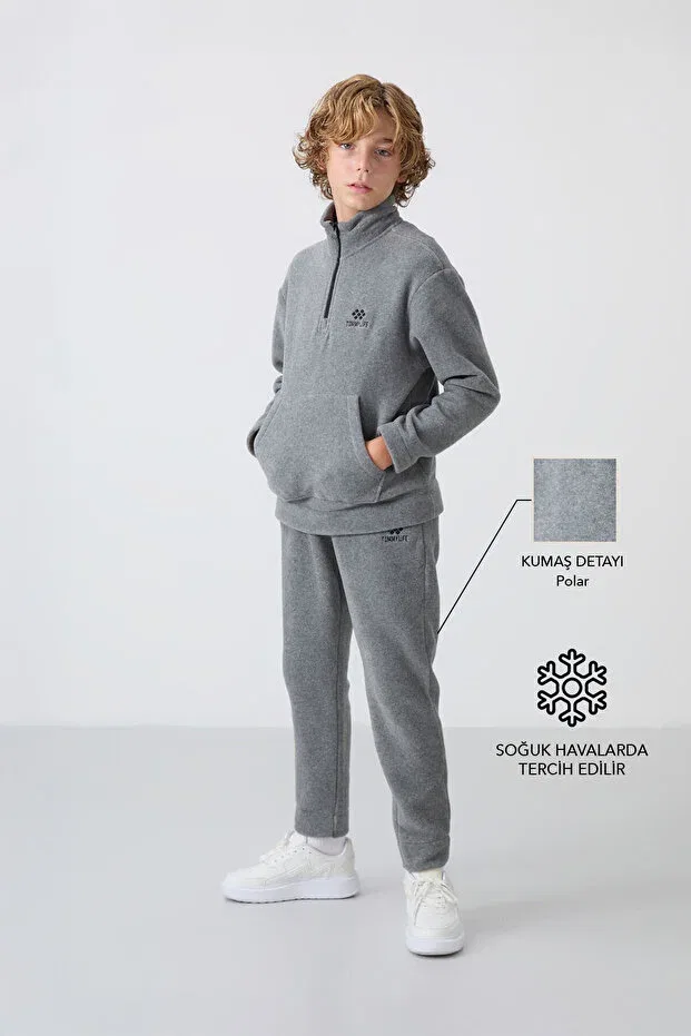 Детский спортивный костюм для мальчиков с принтом Tommy Life, Gb Melange