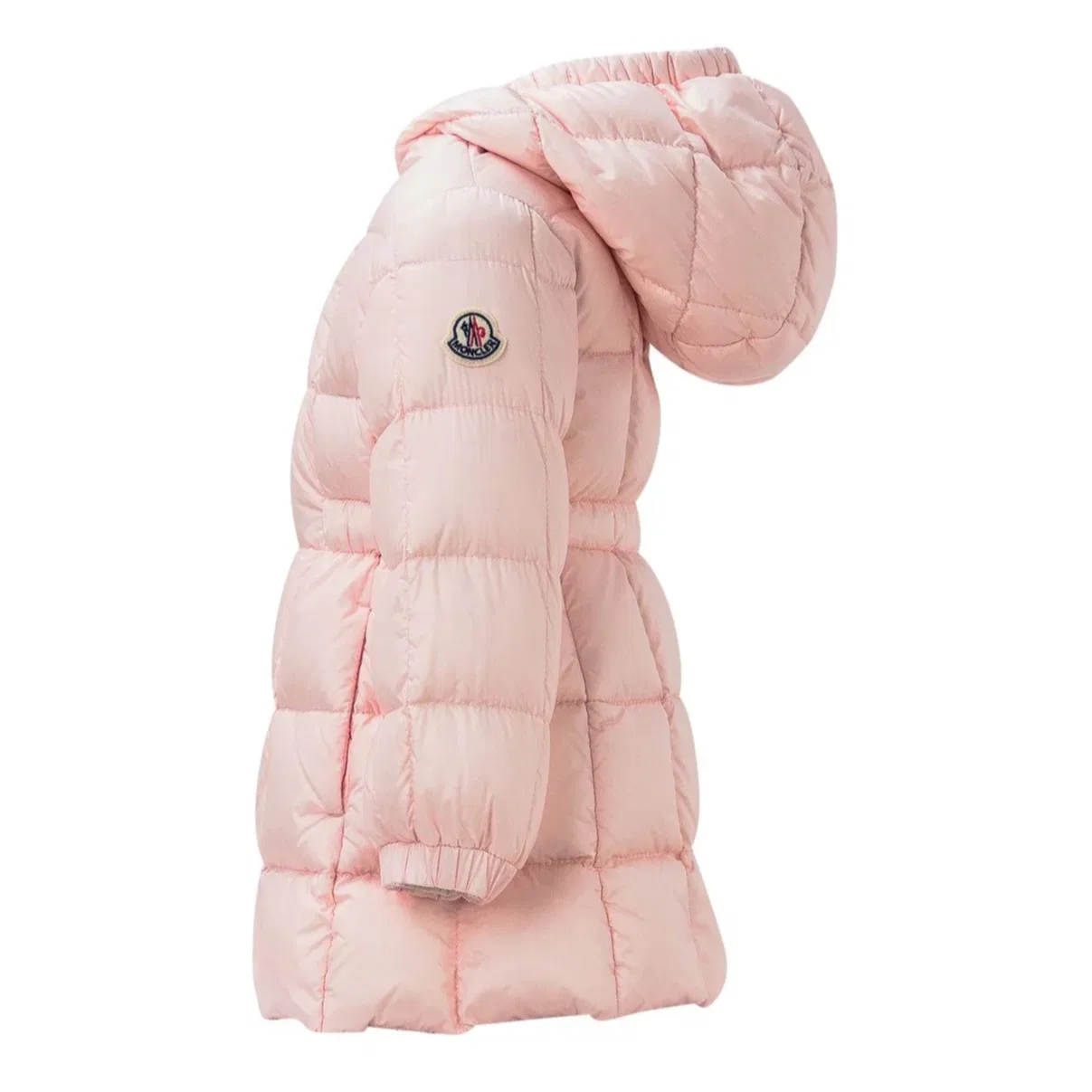 Детская куртка для малышей с принтом Moncler, Розовый — фото 4