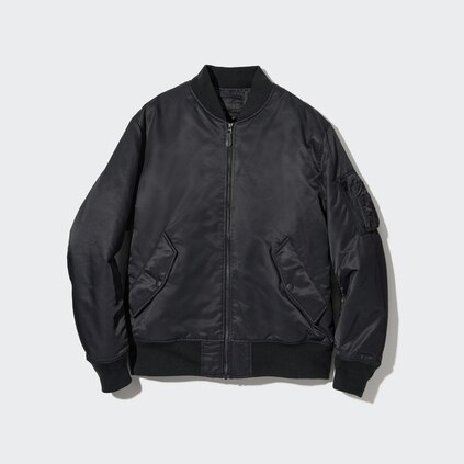 

Куртка-бомбер Uniqlo MA-1 Unisex, 09 черный