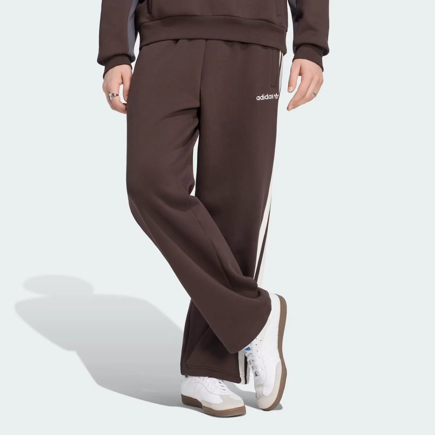 Мужские спортивные штаны свободного кроя Cutline Adidas Originals, Aurora Coffee
