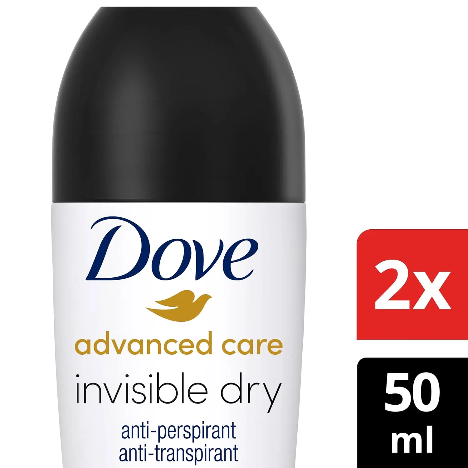 Антиперспирант-дезодорант Dove Advanced Care Invisible Dry, 50 мл × 2 — фото 2