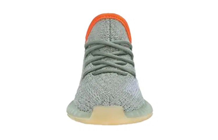 Детские кроссовки для малышей с принтом Yeezy Boost 350 V2 Desert Sage Adidas Originals, Green — фото 3